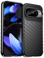 Gigapack GP-174327 Google pixel 10  szilikon telefonvédő ütésállóság, dombor minta, fekete kép