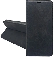 Gigapack GP-174346 Samsung s25 edge  tok álló, bőr hatású flip, prémium, fekete kép