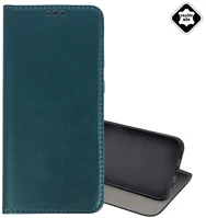 Gigapack GP-176112 Xiaomi 15t  tok álló, valódi bőr flip, asztali tartó, sötétzöld kép