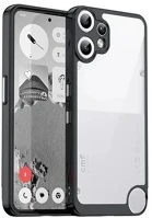 Gigapack GP-176266 szilikon telefonvédő ütésállóság, átlátszó hátlap, fekete kép