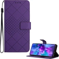 Gigapack GP-176321 T phone 3 5g  tok álló, bőr hatású flip, prémium, lila kép