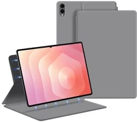 Gigapack GP-177297 tok álló, bőr hatású aktív flip, asztali tartó, világosszürke kép