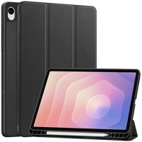 Gigapack GP-177309 tok álló, bőr hatású aktív flip, ceruza tartó, fekete kép