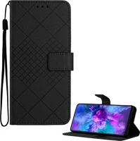 Gigapack GP-178970 Motorola edge 70  tok álló, bőr hatású flip, prémium, fekete kép