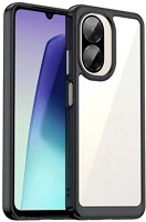 Gigapack GP-179339 szilikon telefonvédő ütésállóság, átlátszó hátlap, fekete kép