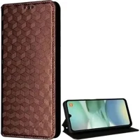 Gigapack GP-179374 Redmi a5 4g  tok álló, bőr hatású flip, prémium, barna kép