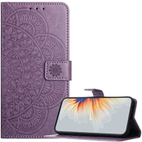 Gigapack GP-179484 Redmi a5 4g  tok álló, bőr hatású flip, mandala, lila kép