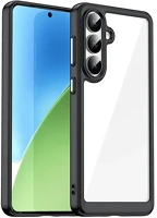 Gigapack GP-179690 szilikon telefonvédő ütésállóság, átlátszó hátlap, fekete kép