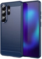 Gigapack GP-179745 szilikon telefonvédő ütésállóság, karbon minta, sötétkék kép