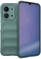 Gigapack GP-180058 szilikon telefonvédő ütésállóság, 3d, sötétzöld kép