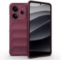 Gigapack GP-180061 Redmi note 14 4g  szilikon telefonvédő ütésállóság, 3d, bordó kép