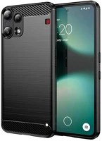 Gigapack GP-180102 Nothing phone  szilikon telefonvédő ütésállóság, karbon minta, fekete kép