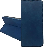 Gigapack GP-180188 Samsung s26 plus  tok álló, bőr hatású flip, prémium, sötétkék kép