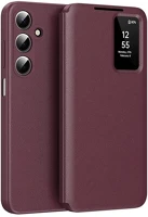 Gigapack GP-180299 Samsung a17 4g / a17 5g  tok álló aktív flip, smart view cover, bordó kép