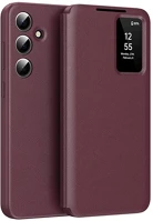 Gigapack GP-180300 Samsung s25 fe  tok álló aktív flip, smart view cover, bordó kép