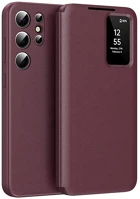 Gigapack GP-180301 Samsung s26 ultra  tok álló aktív flip, smart view cover, bordó kép