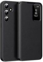 Gigapack GP-180303 Samsung s25 fe  tok álló aktív flip, smart view cover, fekete kép