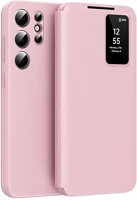 Gigapack GP-180308 Samsung s26 ultra  tok álló aktív flip, smart view cover, rózsaszín kép