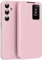 Gigapack GP-180310 Samsung a17 4g / a17 5g  tok álló aktív flip, smart view cover, rózsaszín kép