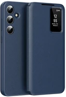 Gigapack GP-180312 Samsung s25 fe  tok álló aktív flip, smart view cover, sötétkék kép