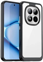 Gigapack GP-180584 szilikon telefonvédő ütésállóság, átlátszó hátlap, fekete kép