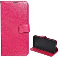 Gigapack GP-180719 tok álló, bőr hatású flip, mandala, magenta kép