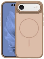 Gigapack GP-181508 Iphone air  szilikon telefonvédő műanyag hátlap, magsafe, barna kép