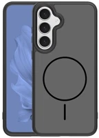 Gigapack GP-181519 Samsung s25 plus  szilikon telefonvédő műanyag hátlap, magsafe, fekete kép