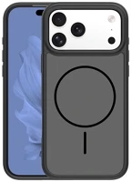 Gigapack GP-181520 Iphone 17 pro max  szilikon telefonvédő műanyag hátlap, magsafe, fekete kép