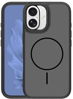 Gigapack GP-181524 Iphone 17  szilikon telefonvédő műanyag hátlap, magsafe, fekete kép