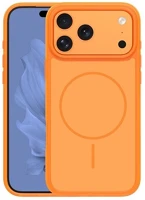 Gigapack GP-181549 Iphone 17 pro  szilikon telefonvédő műanyag hátlap, magsafe, narancssárga kép