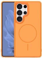 Gigapack GP-181553 szilikon telefonvédő műanyag hátlap, magsafe, narancssárga kép