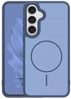 Gigapack GP-181555 Samsung s26 szilikon telefonvédő műanyag hátlap, magsafe, sötétkék kép