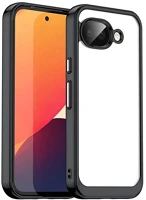 Gigapack GP-182717 szilikon telefonvédő ütésállóság, átlátszó hátlap, fekete kép