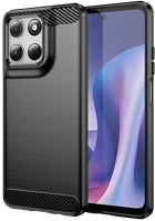 Gigapack GP-182719 szilikon telefonvédő ütésállóság, karbon minta, fekete kép