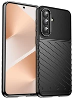 Gigapack GP-182862 Samsung a57 5g szilikon telefonvédő ütésállóság, dombor minta, fekete kép