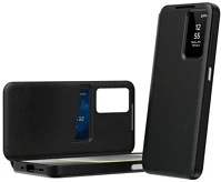 Gigapack GP-182917 Samsung a37 5g  tok álló aktív flip, smart view cover, fekete kép