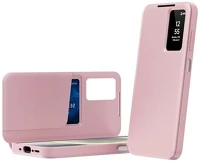 Gigapack GP-182919 Samsung a37 5g  tok álló aktív flip, smart view cover, rózsaszín kép