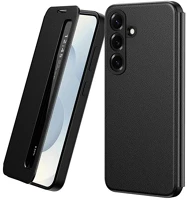 Gigapack GP-183105 Samsung a17 4g / a17 5g  tok álló aktív flip, smart view window, fekete kép