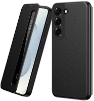 Gigapack GP-183120 Samsung s22  tok álló aktív flip, smart view window, fekete kép