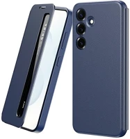 Gigapack GP-183134 Samsung s25  tok álló aktív flip, smart view window, sötétkék kép