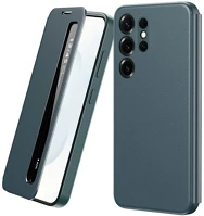 Gigapack GP-183173 Samsung s25 ultra  tok álló aktív flip, smart view window, sötétzöld kép