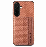 Gigapack GP-183624 szilikon telefonvédő ütésállóság, karbon minta, sötétbarna kép