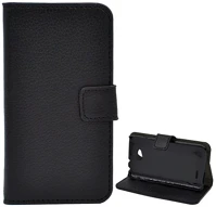 Gigapack GP-45315 Lg l65  tok álló, bőr hatású flip, prémium, fekete kép