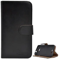 Gigapack GP-53678 Sony xperia e4g  tok álló, bőr hatású flip, prémium, fekete kép