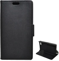 Gigapack GP-58883 Sony xperia z5 compact  tok álló, bőr hatású flip, prémium, fekete kép