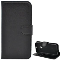 Gigapack GP-60162 Alcatel pixi 3 4.5 tok álló, bőr hatású flip, prémium, fekete kép