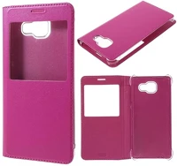 Gigapack GP-62103 Samsung a5 (2016)  tok álló, bőr hatású flip, ablakos, magenta kép