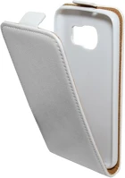 Gigapack GP-62326 Samsung s7  tok álló, bőr hatású flip, lefelé nyíló, fehér kép