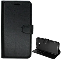 Gigapack GP-64648 Huawei y6 ii compact  tok álló, bőr hatású flip, prémium, fekete kép